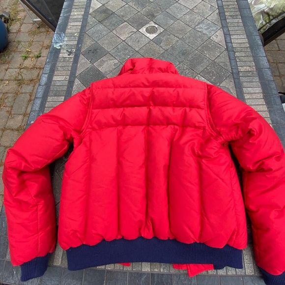 🏔️🎿 VTG SKI  Peregrine Sun Valley Red Nylon Full Zip Men’s SZ XL - Picture 7 of 8